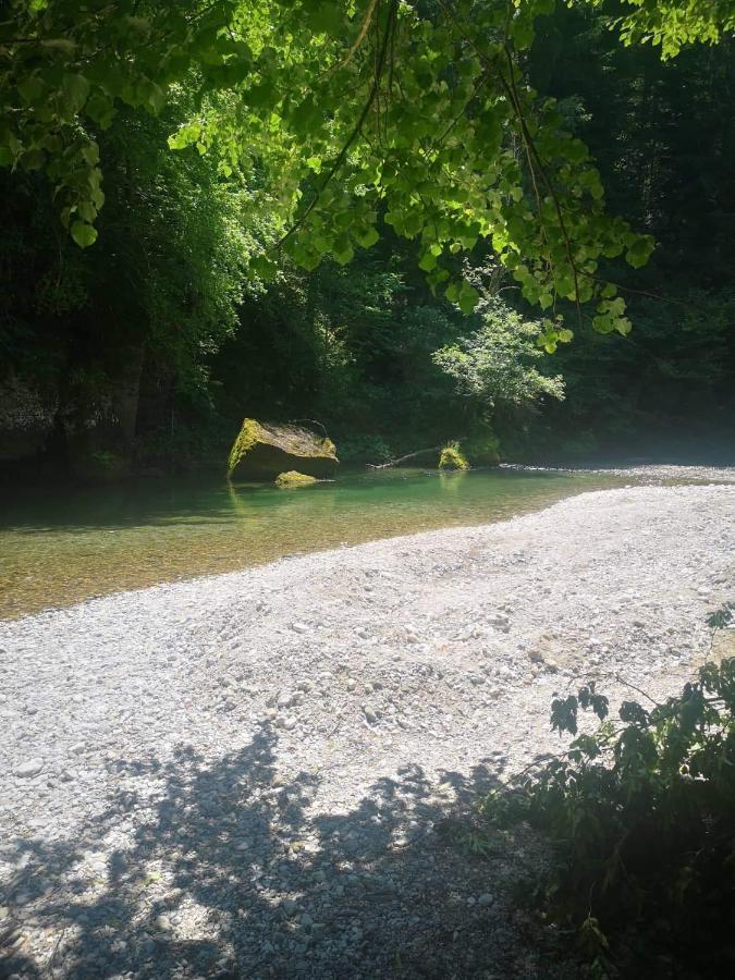 Mala Hisa Lägenhet Solčava Exteriör bild